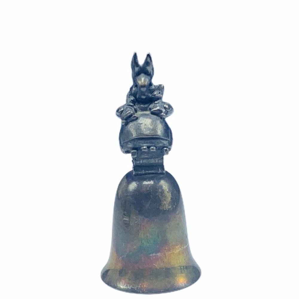 Beatrix Potter silver plated bell Josephine Rabbit